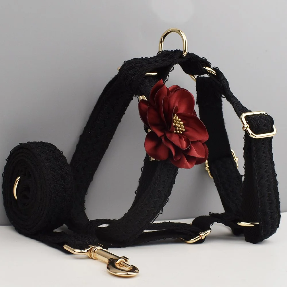 Luxury Black Lace Dog Collar