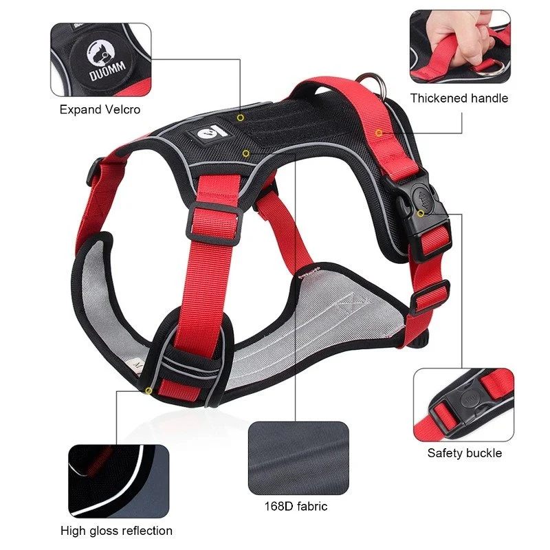 Reflective Waterproof Dog Harness for Medium & Large Dogs