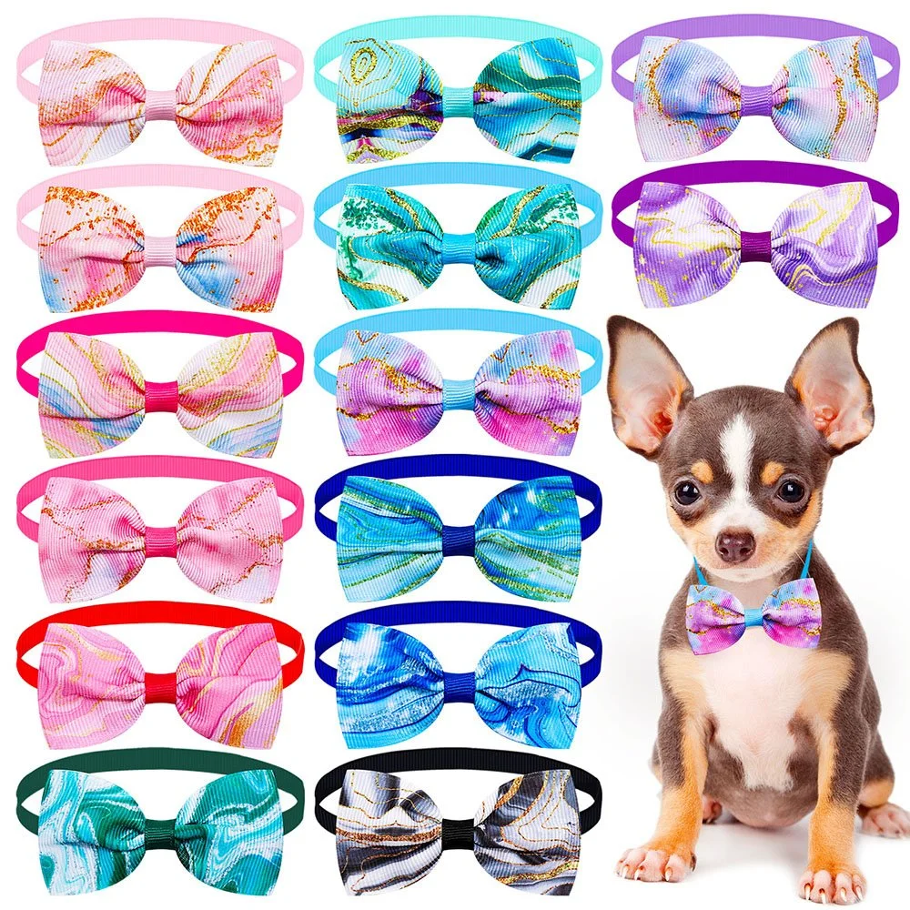 50PCS Fashion Dog Bow Ties