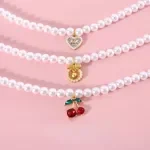 Adjustable Princess Pearl Pet Necklace for Cats