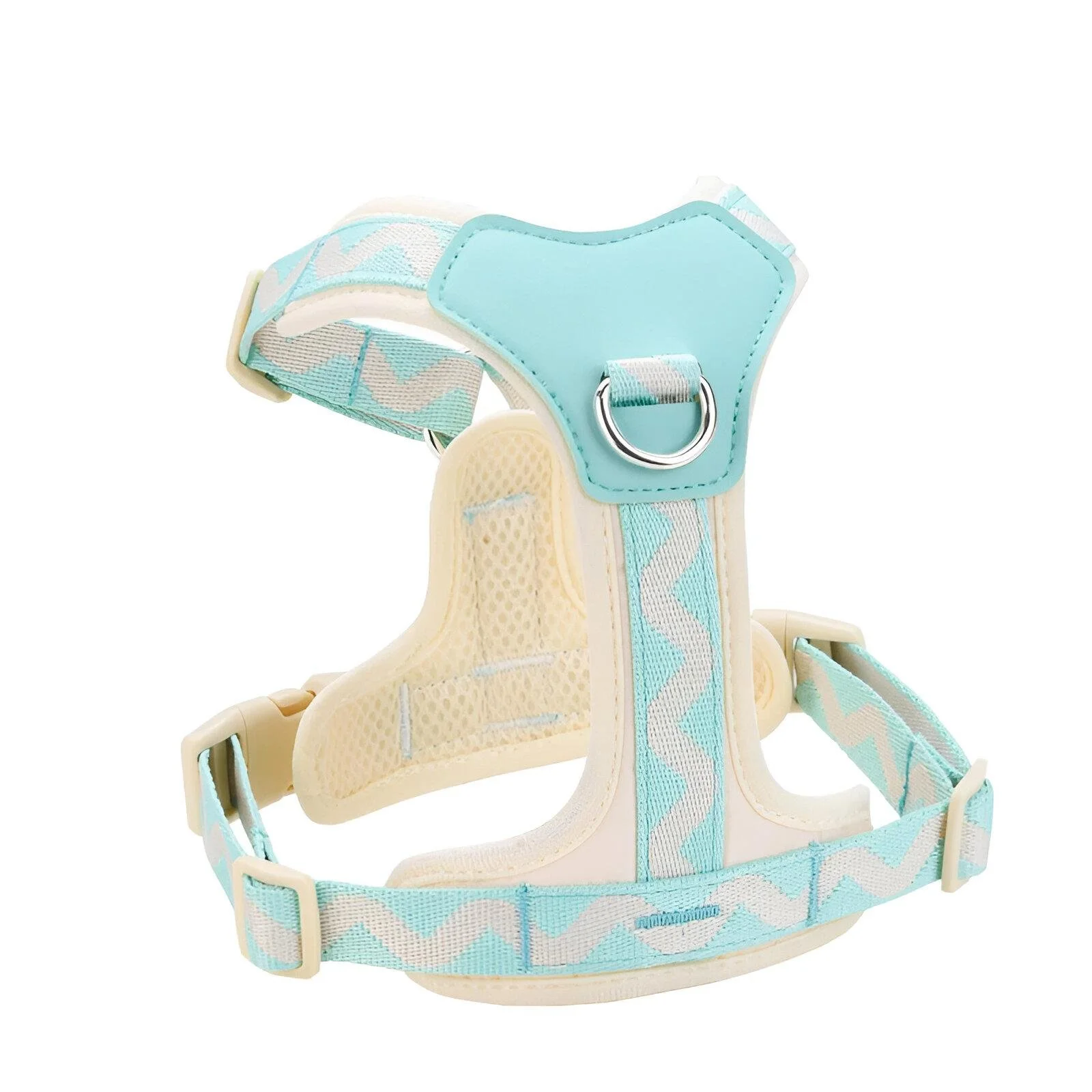 Adjustable No-Choke Mesh Dog Harness for Small Breeds