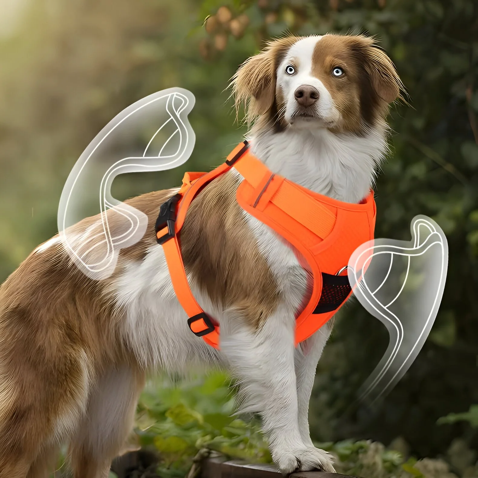Adjustable Reflective Dog Harness for Medium & Large Breeds