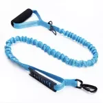 Reflective Dual-Handle Anti-Pull Tactical Dog Leash with Shock Absorption