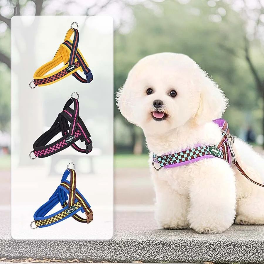 Breathable Adjustable Saddle Dog Harness for Small & Medium Dogs