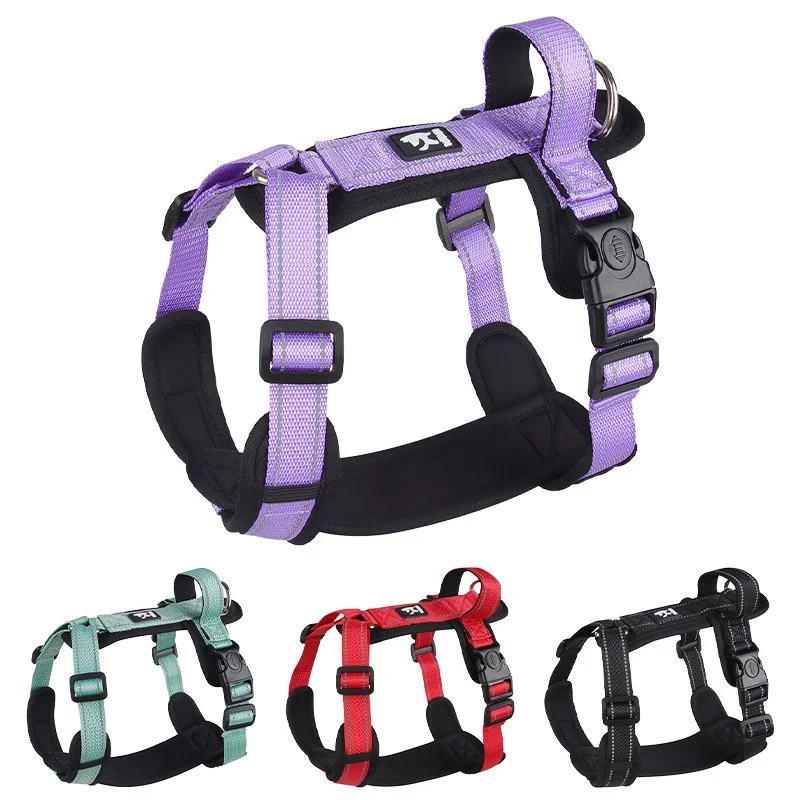 Anti-Escape Reflective Dog Harness with Handle for Small & Medium Dogs