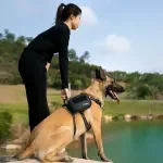 Dog Vest Harness Saddle Bag Backpack for Service and Tactical Dogs