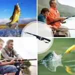 Portable Foldable Fishing Rod & Reel Combo 134cm