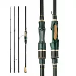Portable Carbon Fishing Rod 1.8m/2.1m/2.4m | 4-5 Section Travel Spinning Rod