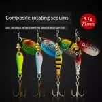 Rotating Metal Spinner Fishing Lure