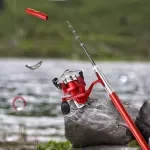 Portable Telescopic Pocket Fishing Rod with Mini Spinning Reel