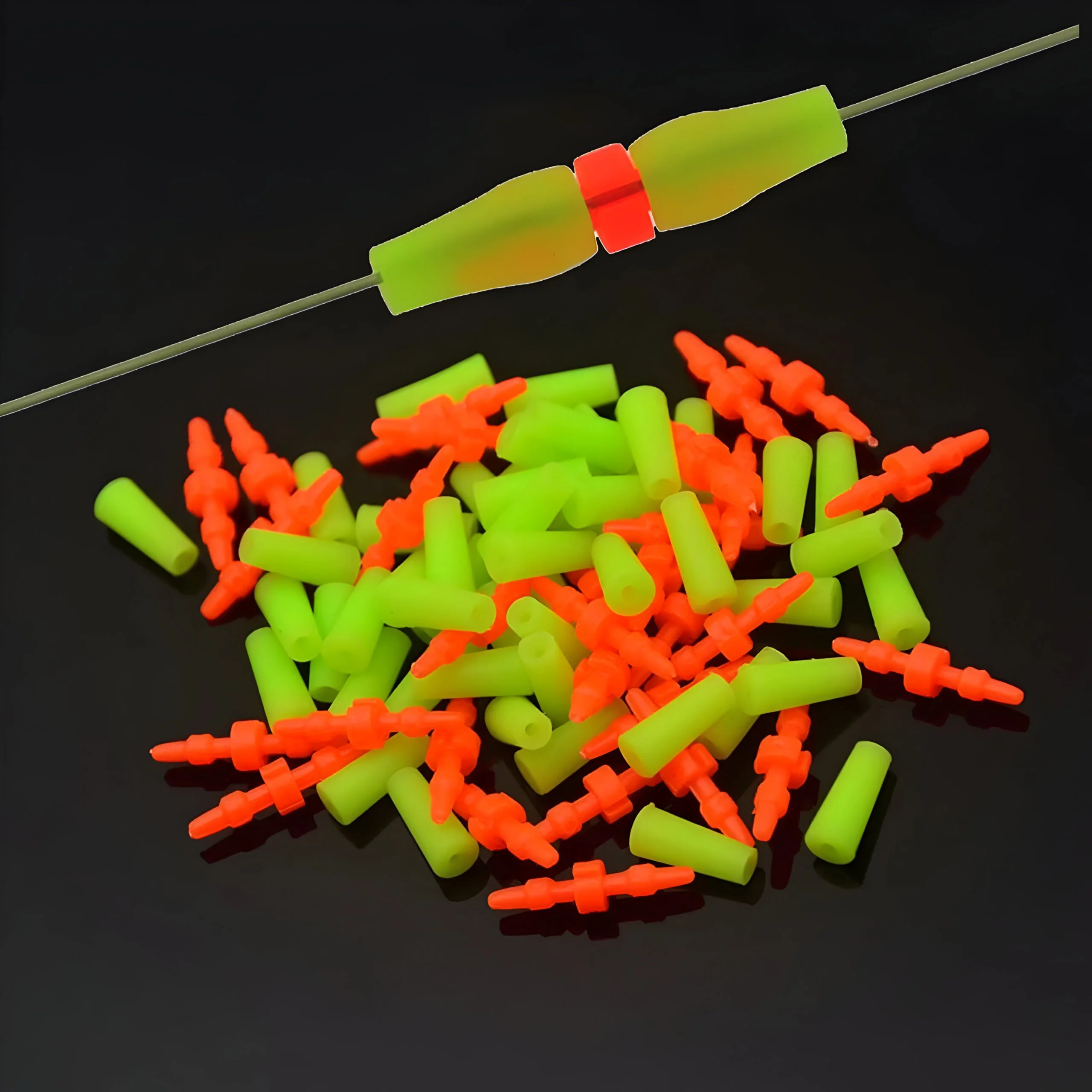 30 Set Anti-Wind Rod Bobber Fishing Float Stoppers Accessories Tools