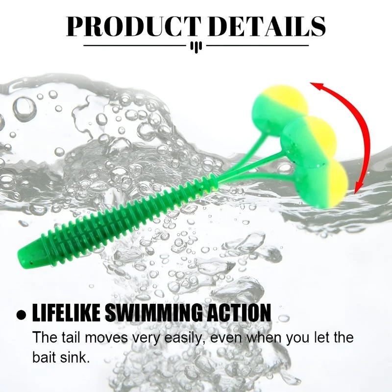 12cm Paddle Tail Soft Fishing Lure Swimbait for Freshwater & Saltwater