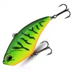 Premium Vibration Fishing Lure with 3D Eyes and Laser Finish