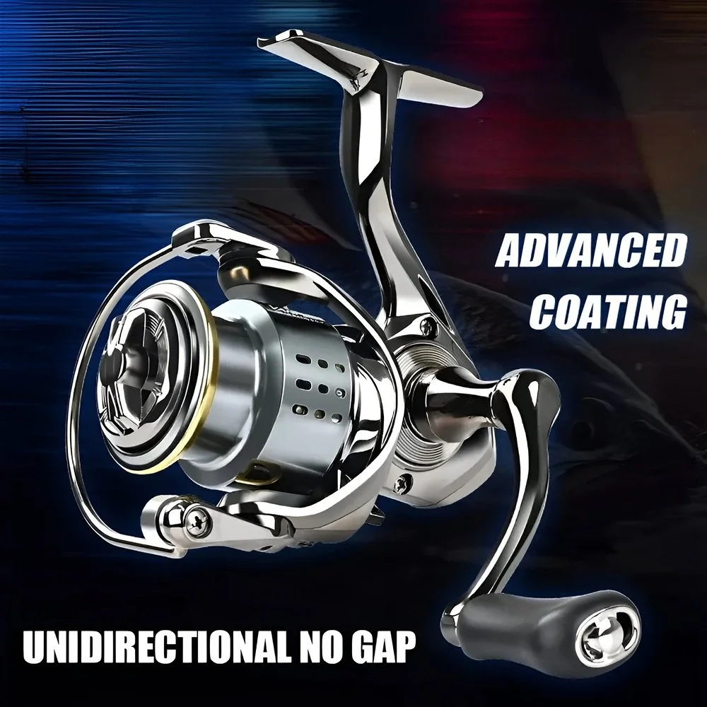 Rust-Free Smooth Bearing Fishing Reel with 8Kg Drag Power and 5.0:1 Gear Ratio