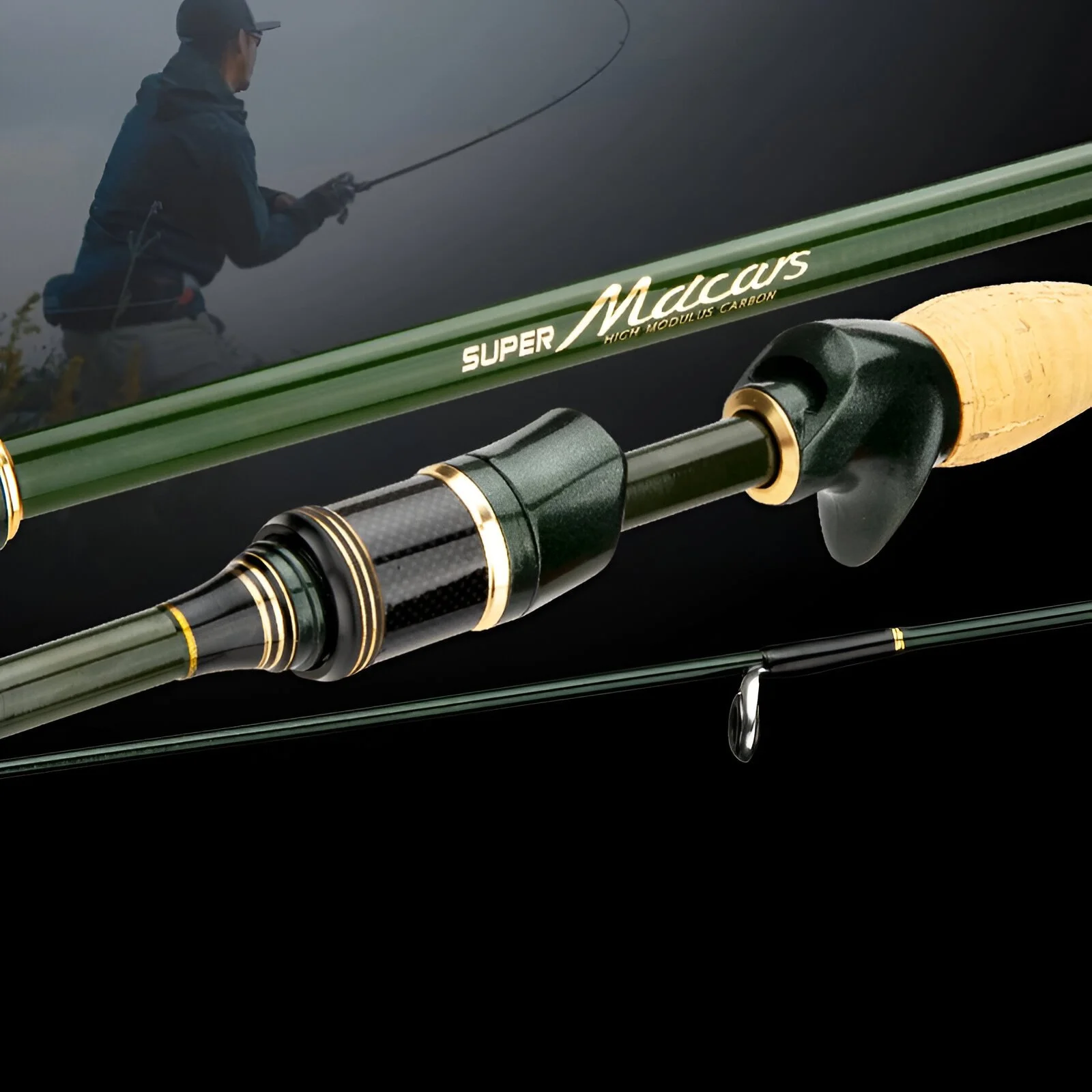 Portable Travel Spinning Casting Carbon Fishing Rod