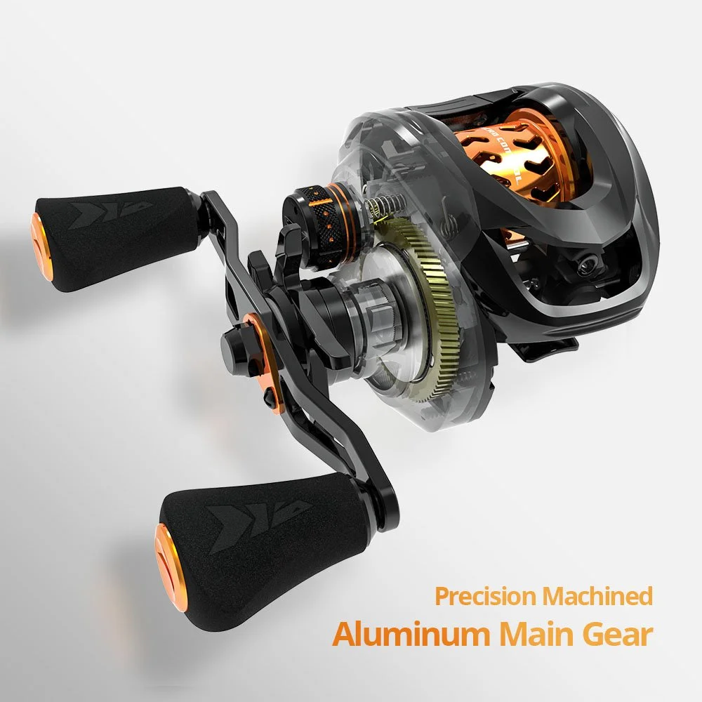Ultra-Light Baitcasting Fishing Reel with Carbon Frame & Magnetic Brake – 7.2:1