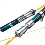 Butterfly Carbon Crossline Baitcasting & Spinning Rod with Cork Handle