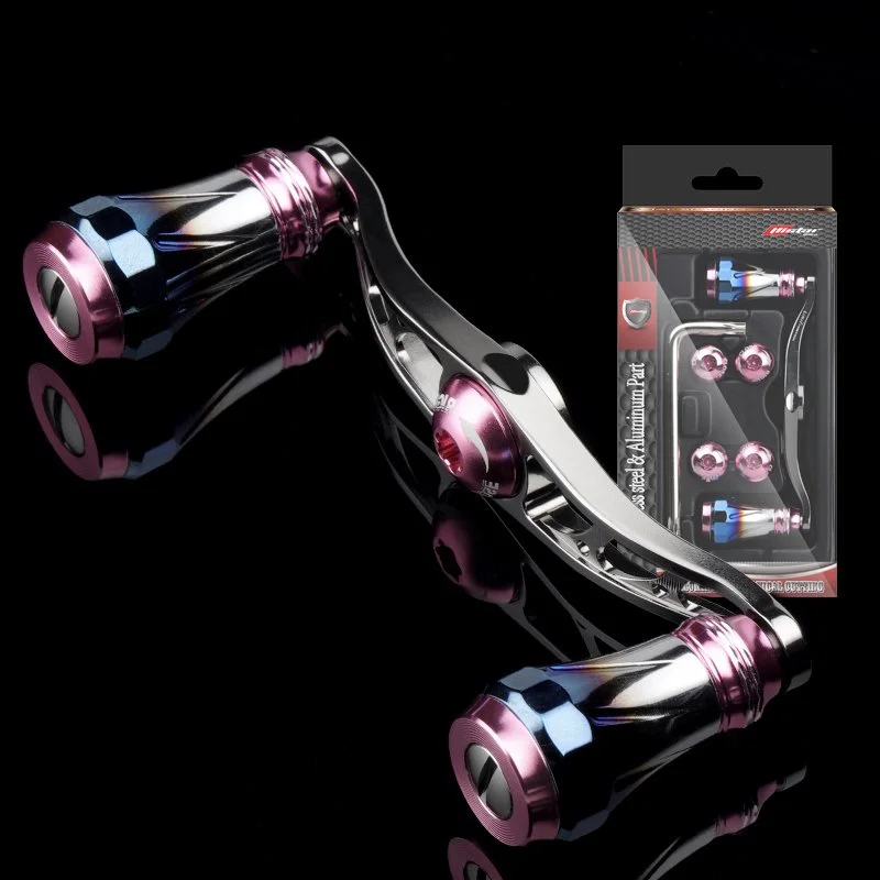 Ultra Light 100mm Aluminum Alloy Fishing Handle with Metal Knob & NMB Bearings