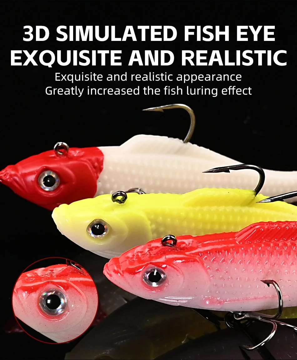 3pcs Luminous Wobblers for Freshwater & Saltwater