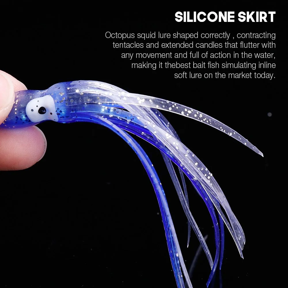 10pcs Soft Octopus Squid Fishing Lures