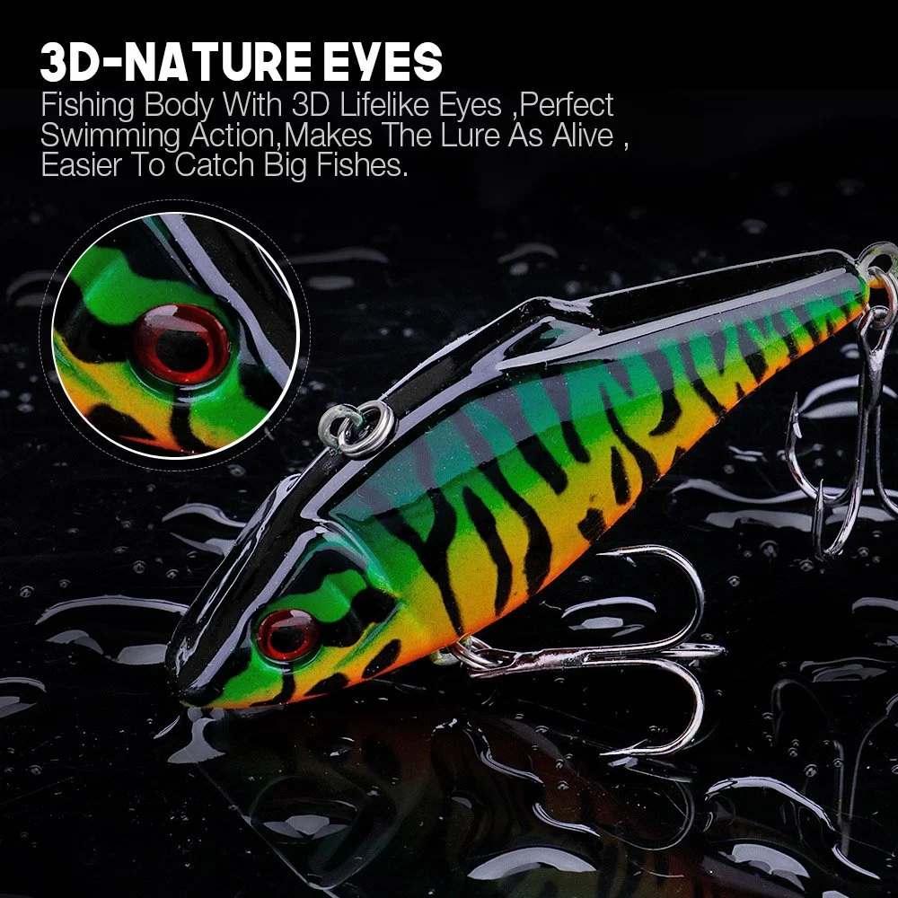 5pcs Vibration Sinking Fishing Lures Set – 70mm Lipless Crankbait Baits