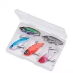 5pcs Metal VIB Fishing Lures Set – Sinking Swimbaits for Fresh & Saltwater