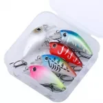 5pcs Floating Crankbait Lures Set