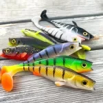 Soft Swimbait Paddle Tail Lures