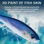 Realistic 4.7" Soft Silicone Fork Tail Fishing Lures – Set of 2, 10g Each