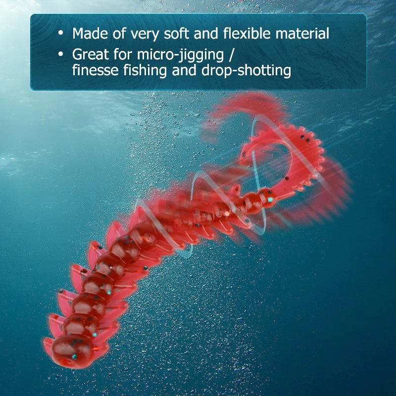 Soft Silicone Fishing Lures 3in - 20pcs Artificial Swimbaits for Fresh & Saltwater