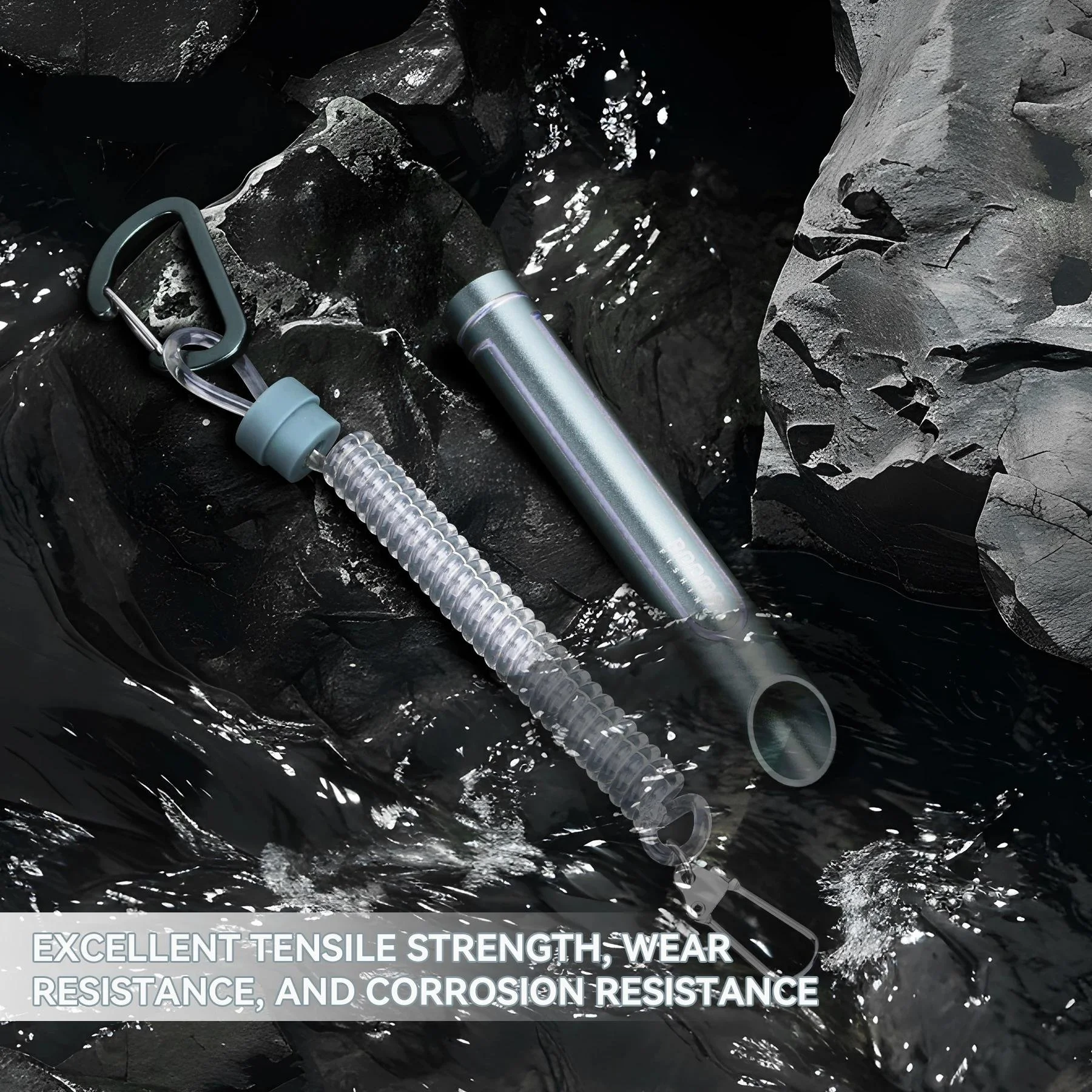 Heavy-Duty Fishing Tool Lanyard with Clip