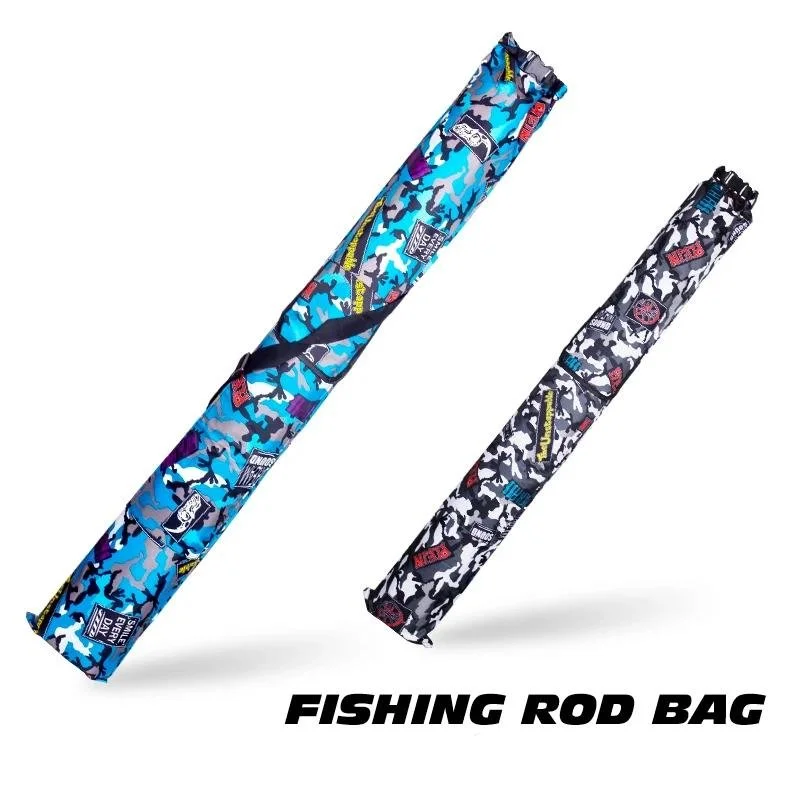 Waterproof Foldable Fishing Rod & Tackle Bag with Large Capacity