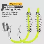 Extra Strong Carp Fishing Hooks - 20Pcs Sharp Circle Hooks for Freshwater & Saltwater