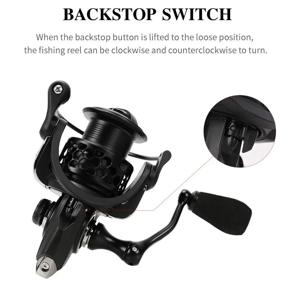 Lightweight Saltwater Spinning Fishing Reel 5.2:1 Gear Ratio, 9BB, Max Drag 26lb