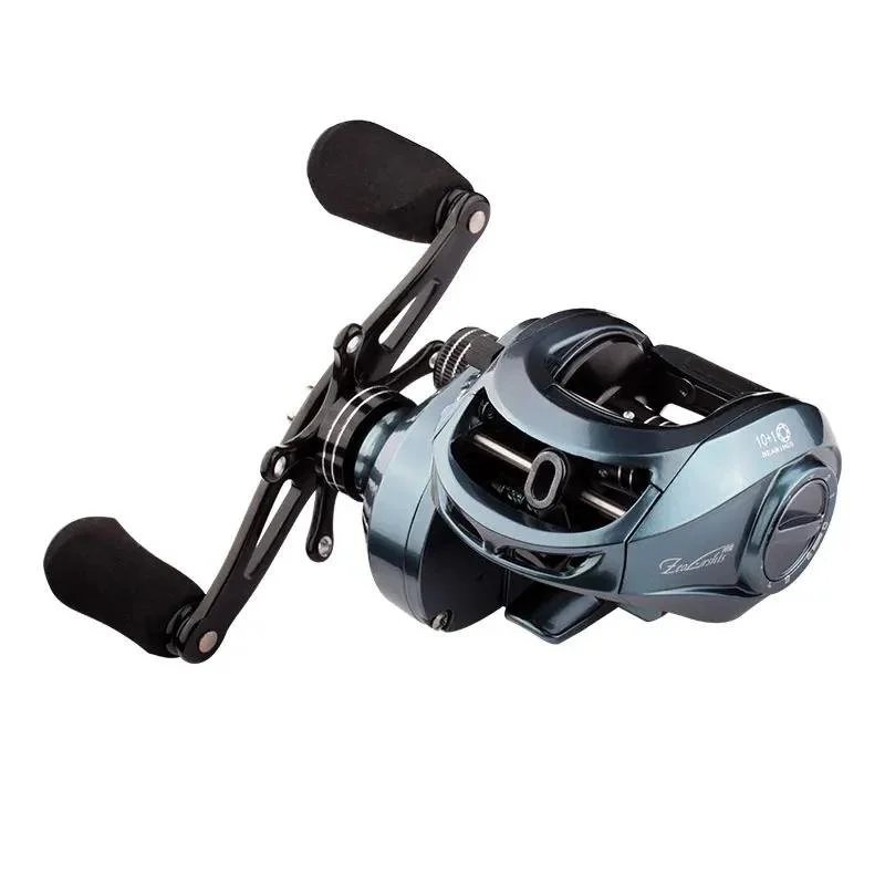 Metal Body Baitcasting Reel with 13kg Drag and 10+1 Bearings for Sea & River
