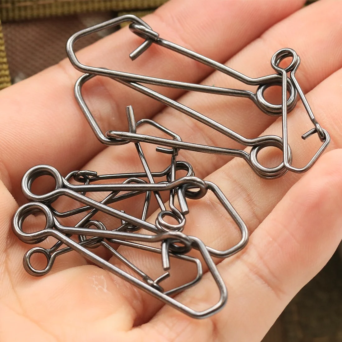 Stainless Steel Quick Change Fishing Snaps - 50~200pcs, Saltwater Safe