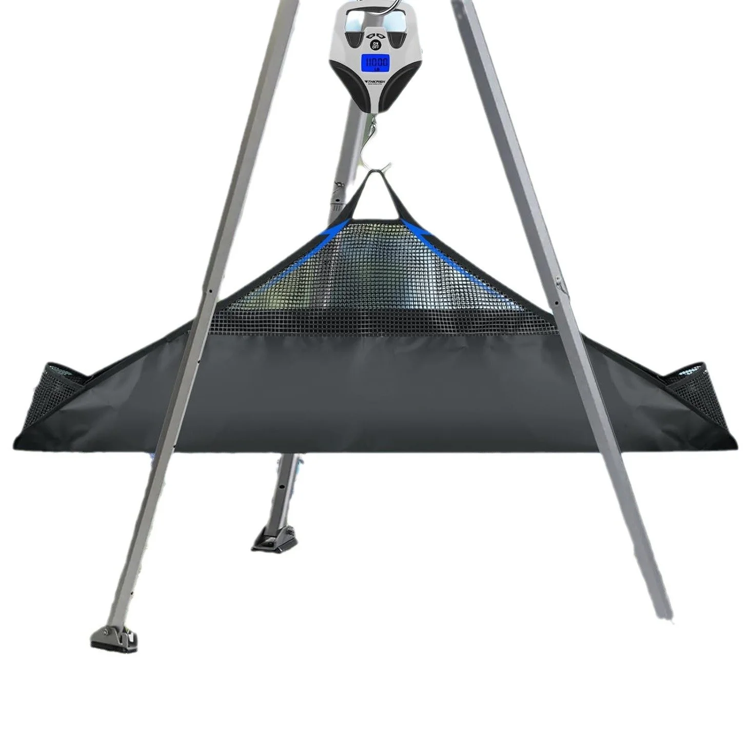Heavy Duty Fishing Weigh Sling Bag with Ruler