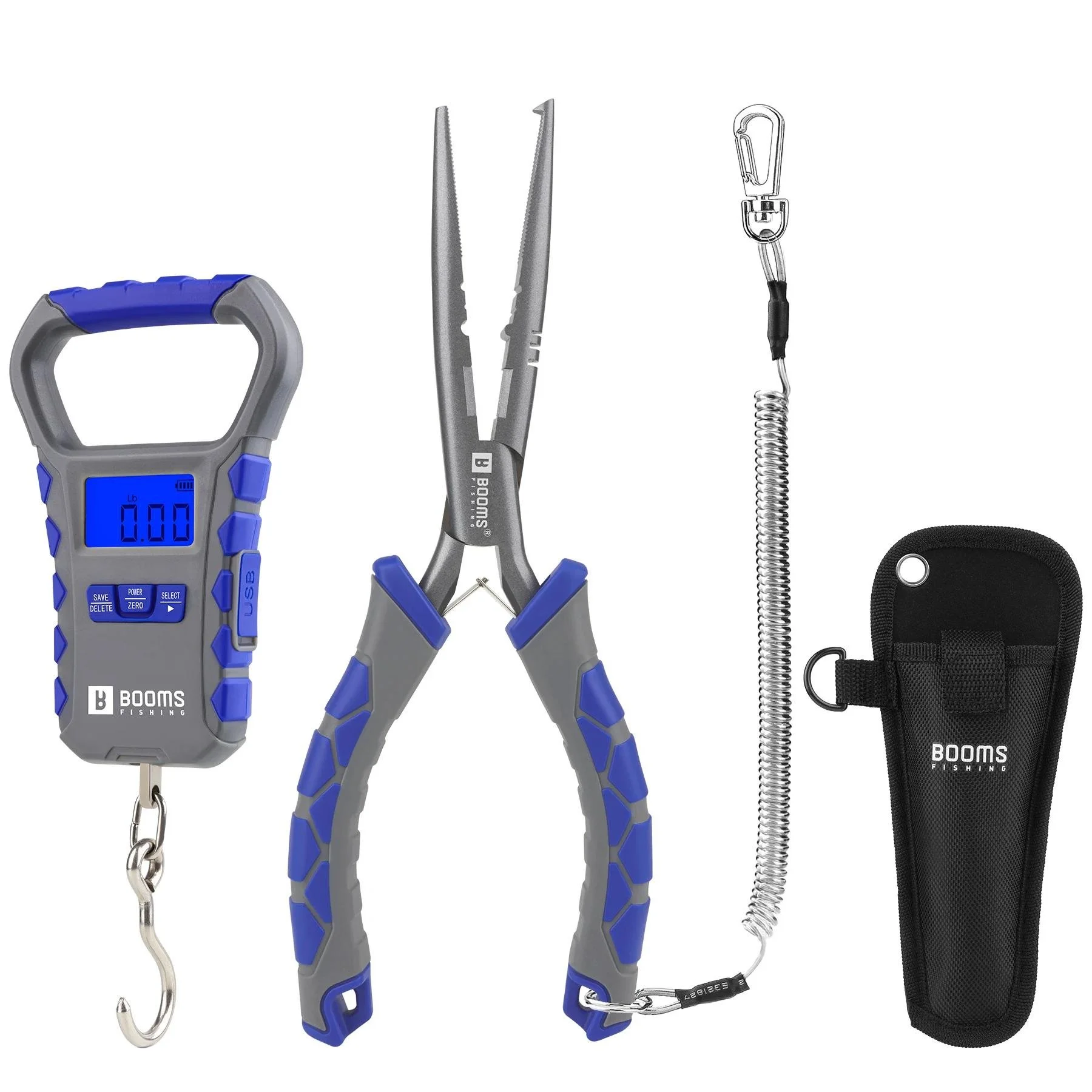Fishing Tools Combo – Digital Scale 65LB + Long Nose Pliers Set