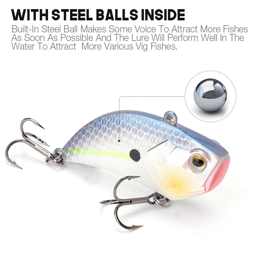 Rattling Vib Winter Fishing Lure