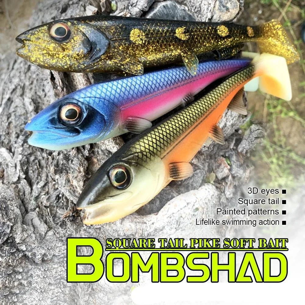 Big Shad Swimbait Lure for Pike, Bass & Catfish