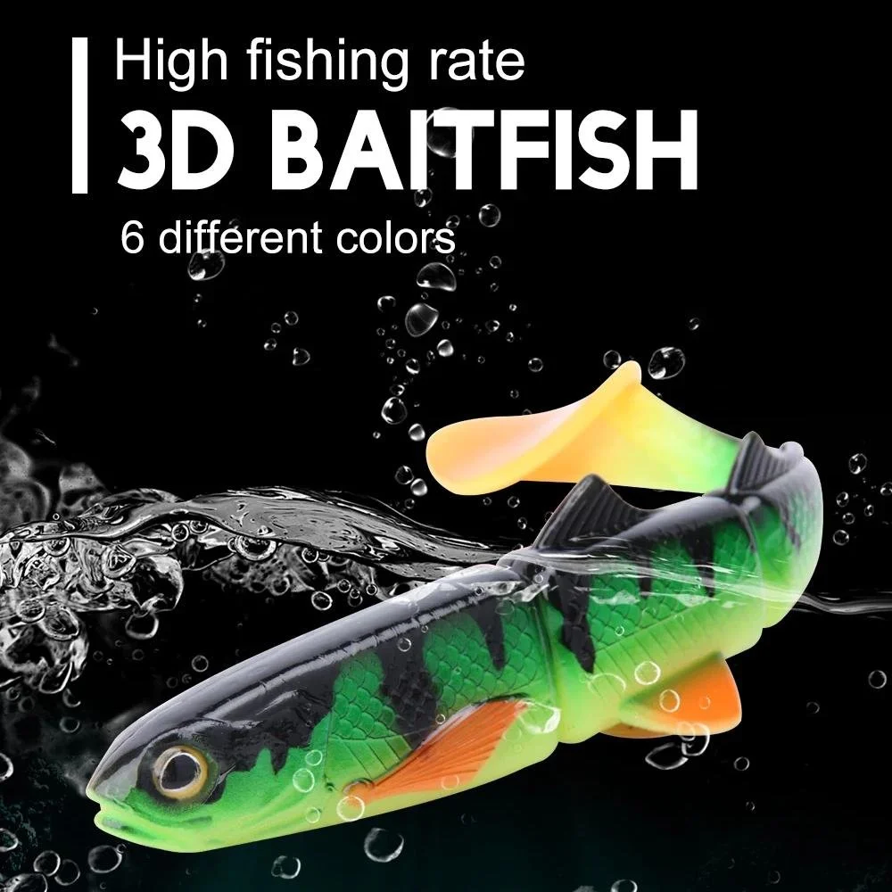 3-Segment Soft Jointed Swimbait Lure