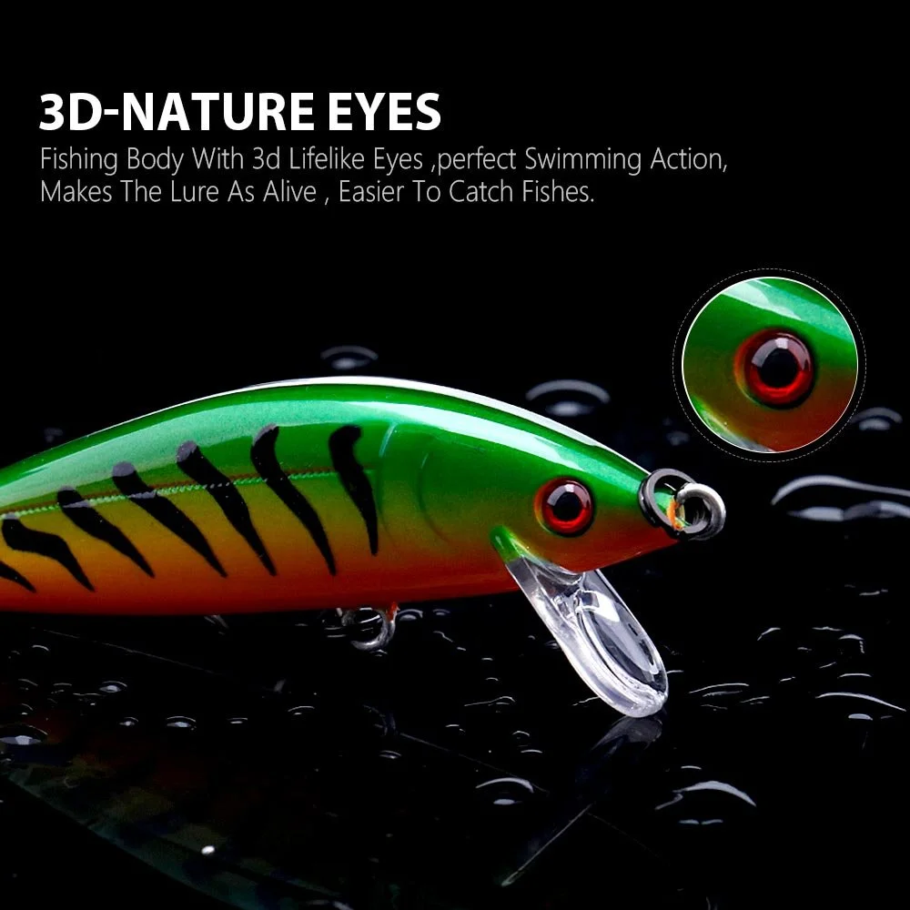 Sinking Minnow Jerkbait Fishing Lure 7cm 10g – Hard Bait for Pike, Bass & Trout