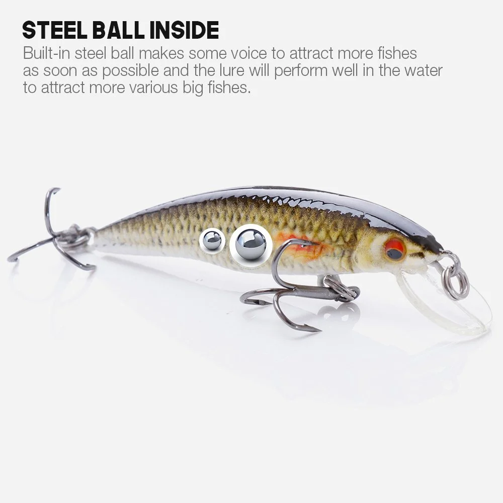 Mini Minnow Floating Fishing Lures – Crankbait Swimbait for Bass & Pike