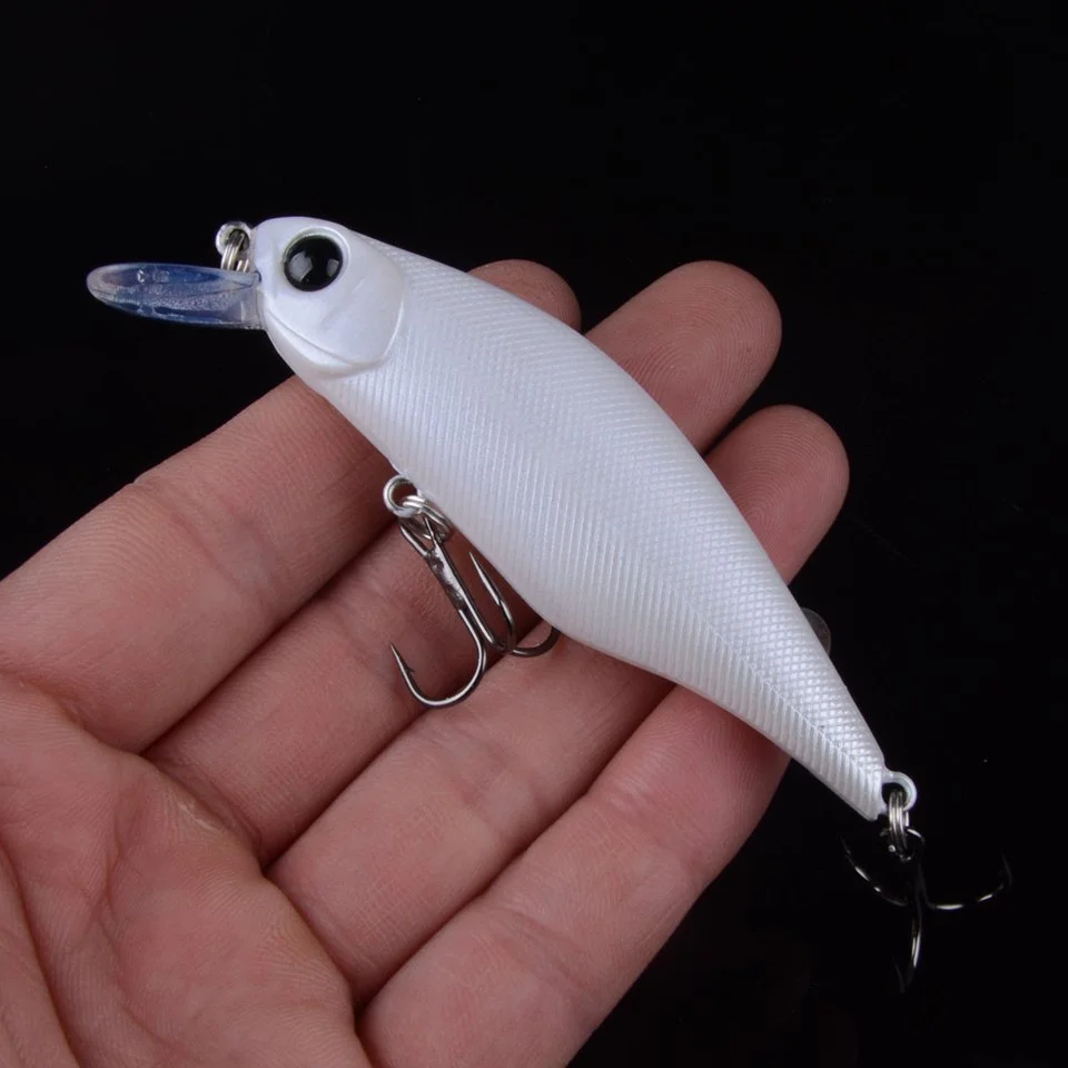 Hard Minnow Fishing Lure 3D Eyes 3/8oz Sinking Crankbait Artificial Bait