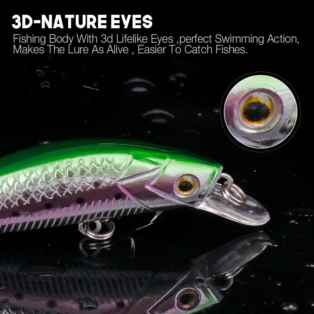 Sinking Minnow Fishing Lure 60mm 5.5g Crankbait for Pike, Trout & Bass