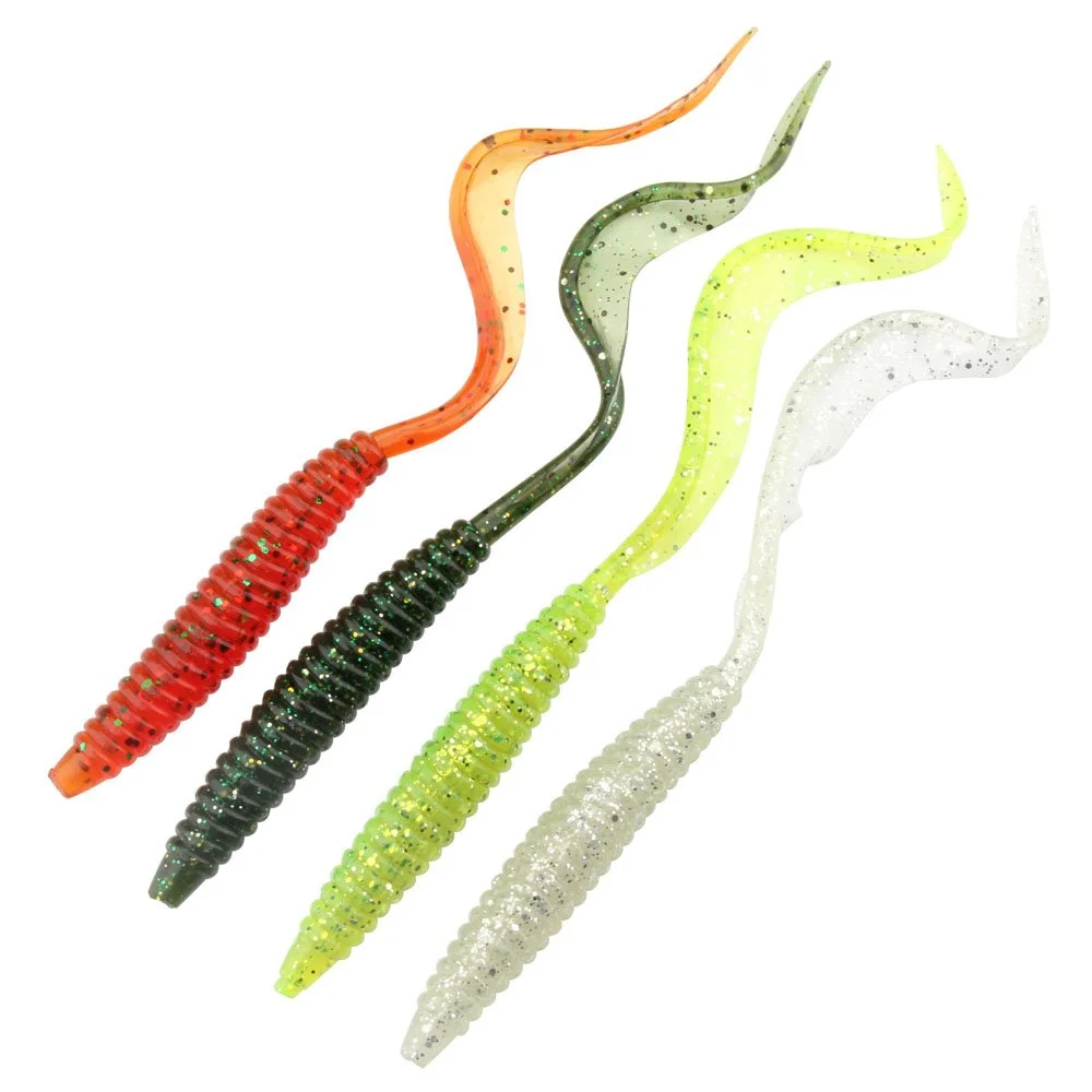Soft Silicone Worm Baits 5-Pack