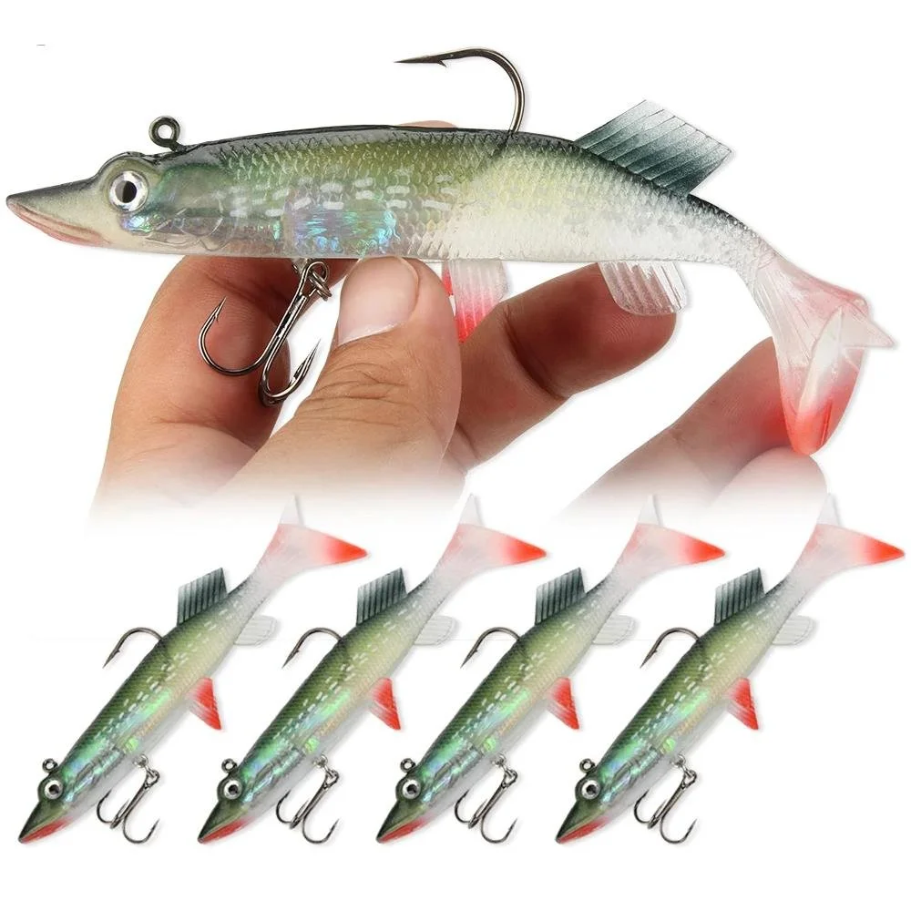 Pre-Rigged Swimbait Soft Lure