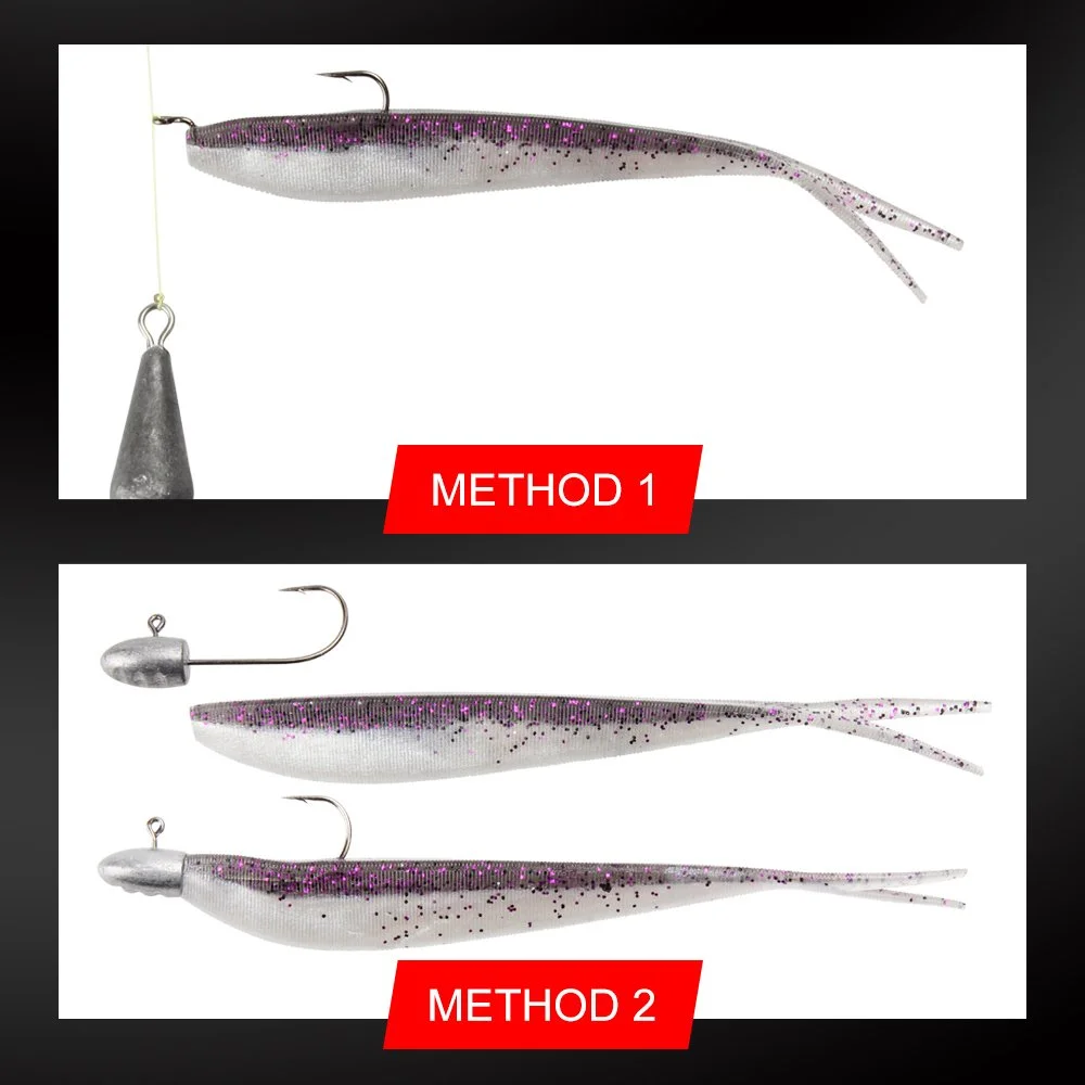 Jointed T Tail Swimbait Lure for Pike - 16cm & 22cm Soft Bait Fishing