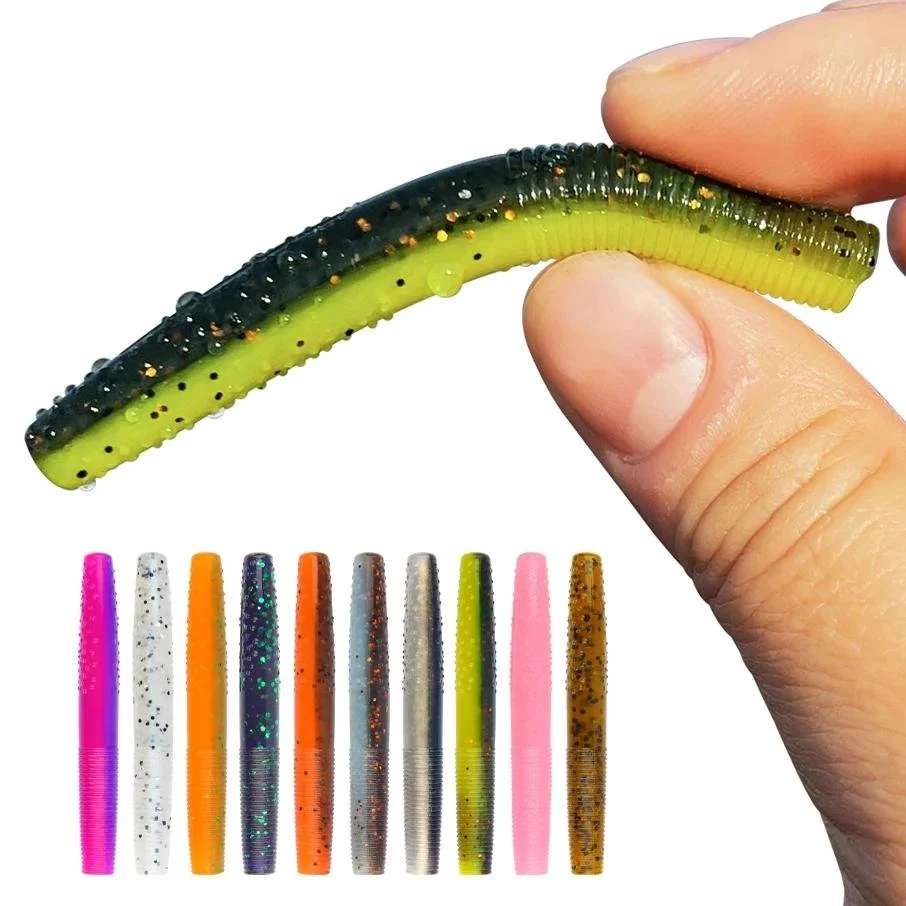 Fat Worm Senko Finesse Ned Rig Stickbait Soft Fishing Lures