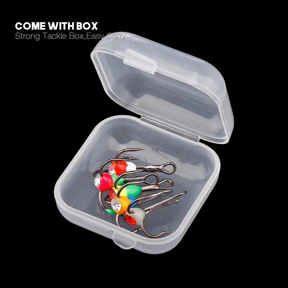High Carbon Steel Ice Fishing Hooks - Versatile Pack for Winter Fishing